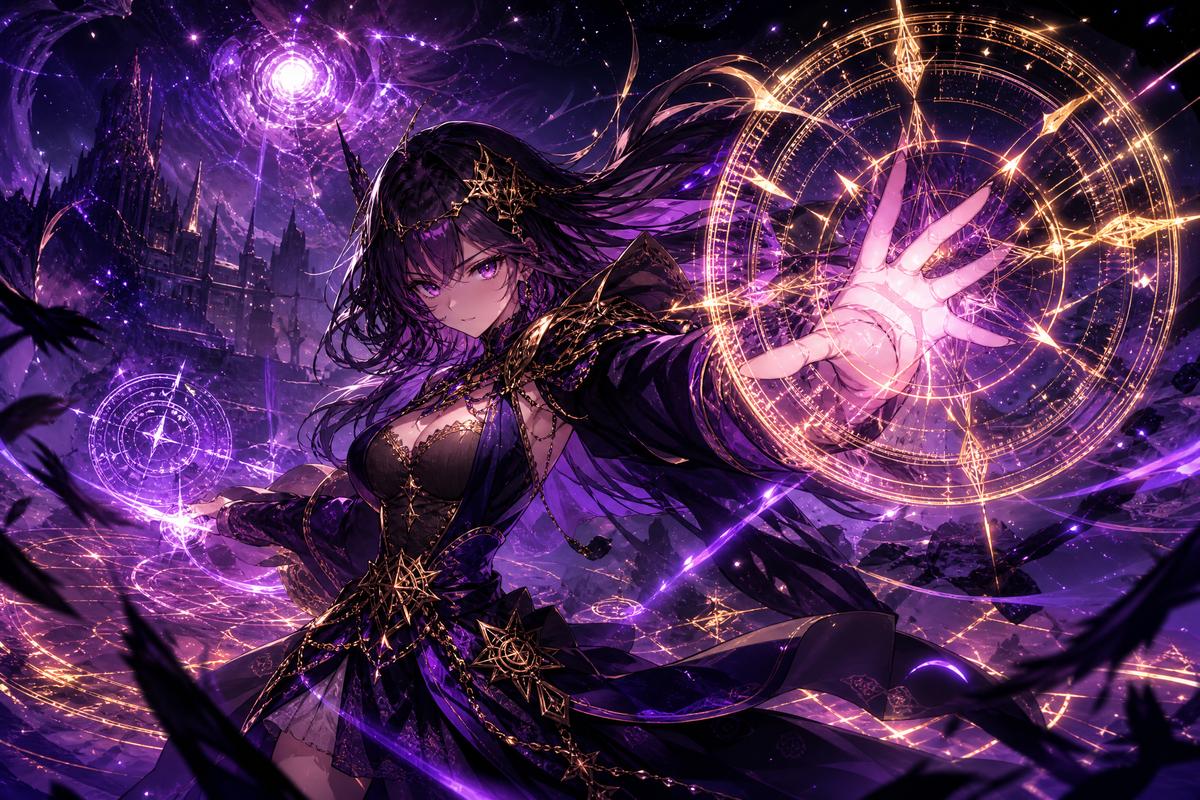 每日大赛动漫-星辰法师奇幻动漫